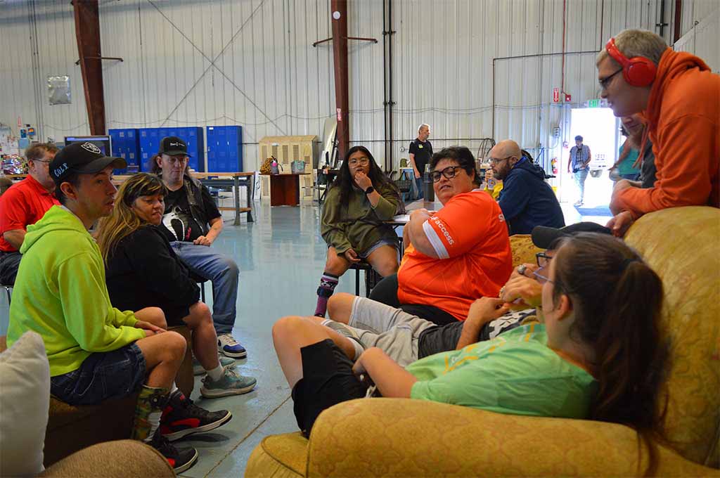 Easterseals RISE's client council meeting