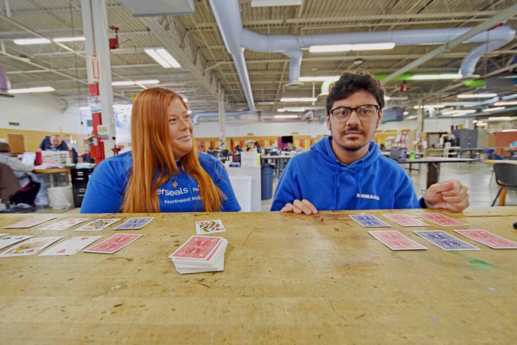 Felicia looks at Eddie